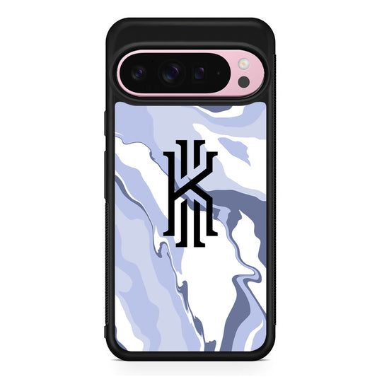 Kyrie Irving Marble Blue Vibes Google Pixel 9 Pro XL Case | Protective Cover