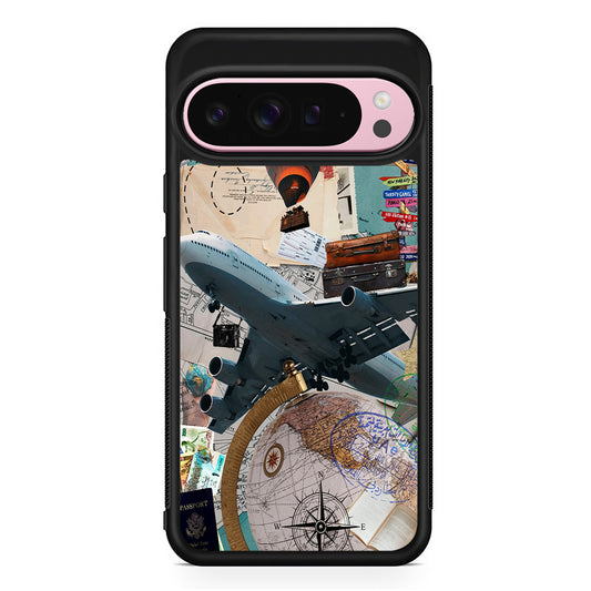 Flight Travel Vacation Google Pixel 9 Pro XL Case | Protective Cover