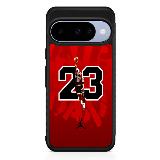 Air Jordan Fly Through The Opponent Google Pixel 10 Case | Google Pixel 10 Rubber Protective Case