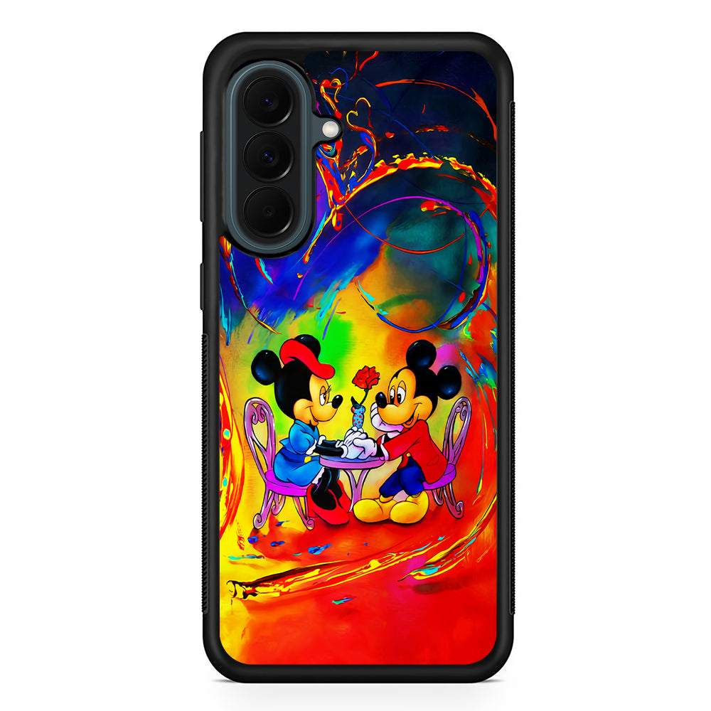 Mickey and Minnie Valentines Day Samsung Galaxy A37 Case | Samsung Galaxy A37 Rubber Phone Case