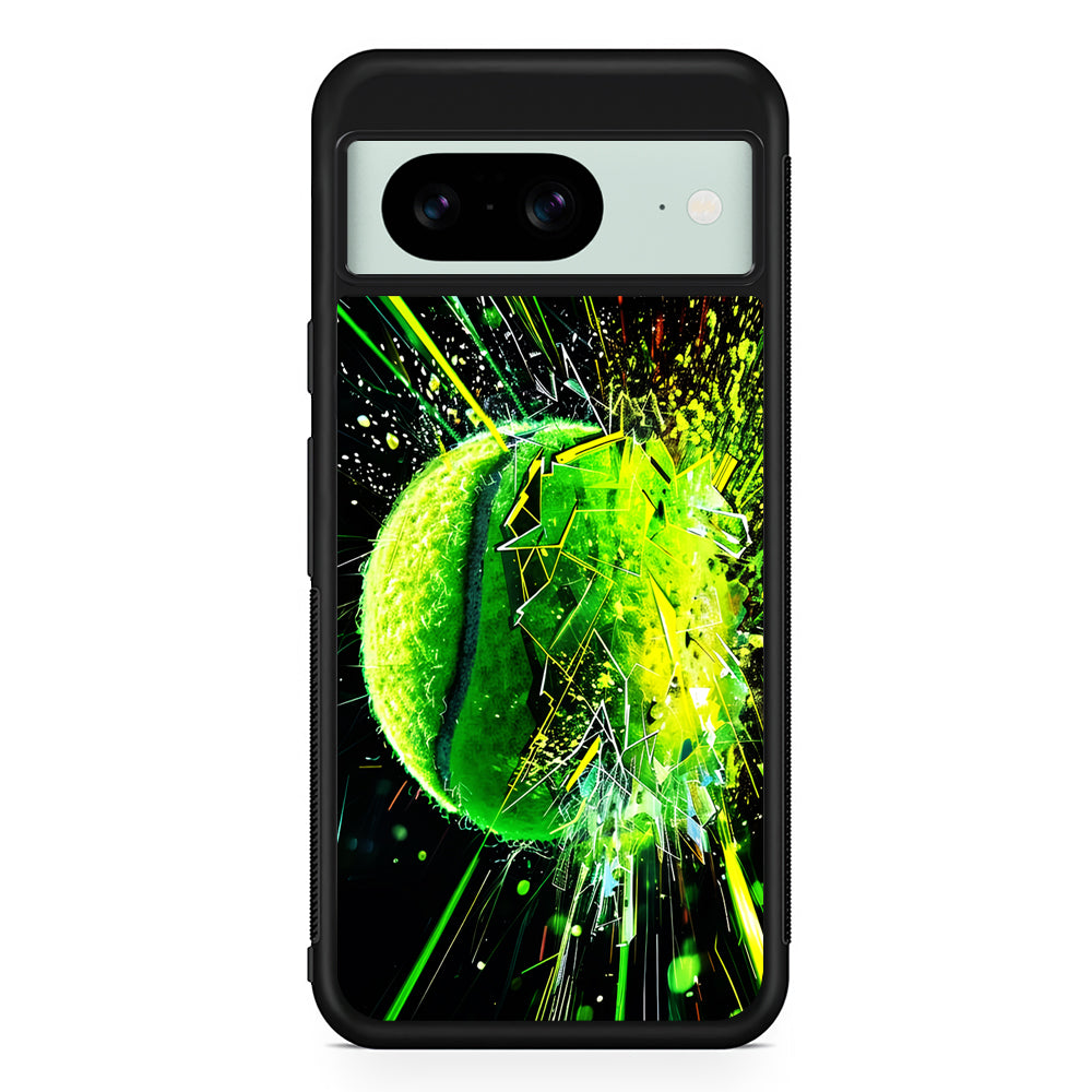 Tennis Ball Breaks Glass Google Pixel 8 Case | Durable Protective Cover for Google Pixel 8