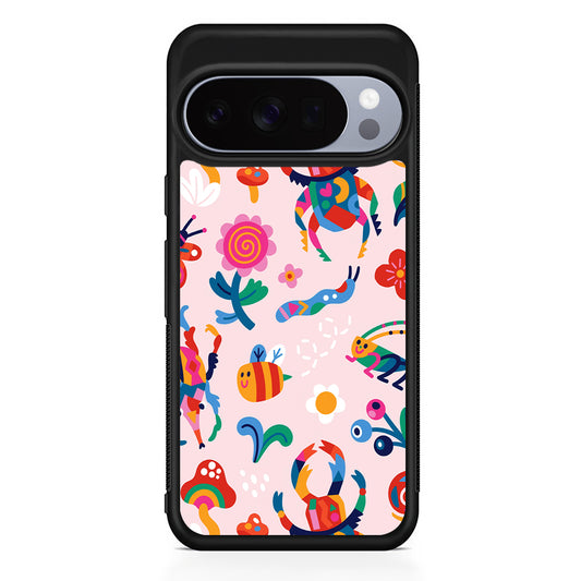 Bug Cartoon Aesthetic Google Pixel 10 Pro Case | Slim Google Pixel 10 Pro Rubber Case