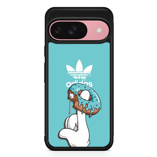 Adidas Cream Donut Google Pixel 9 Case | Google Pixel 9 Protective Rubber Case