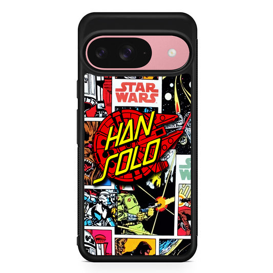 Star Wars Han Solo Sign Google Pixel 9 Case | Google Pixel 9 Protective Rubber Case