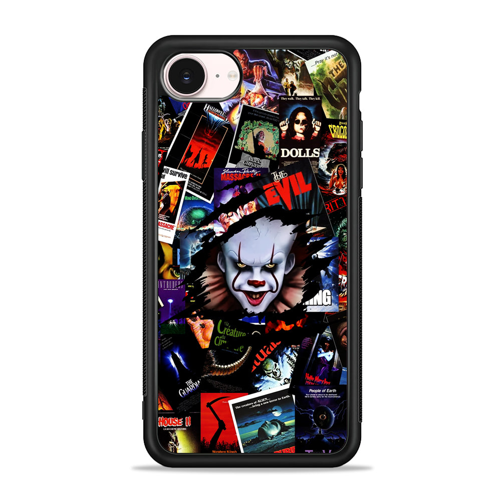 IT Clown Gaze From The Poster iPhone 17e Case - Silicone Case