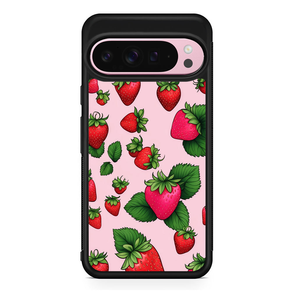 Strawberry Summer Fruit Google Pixel 9 Pro XL Case | Protective Cover