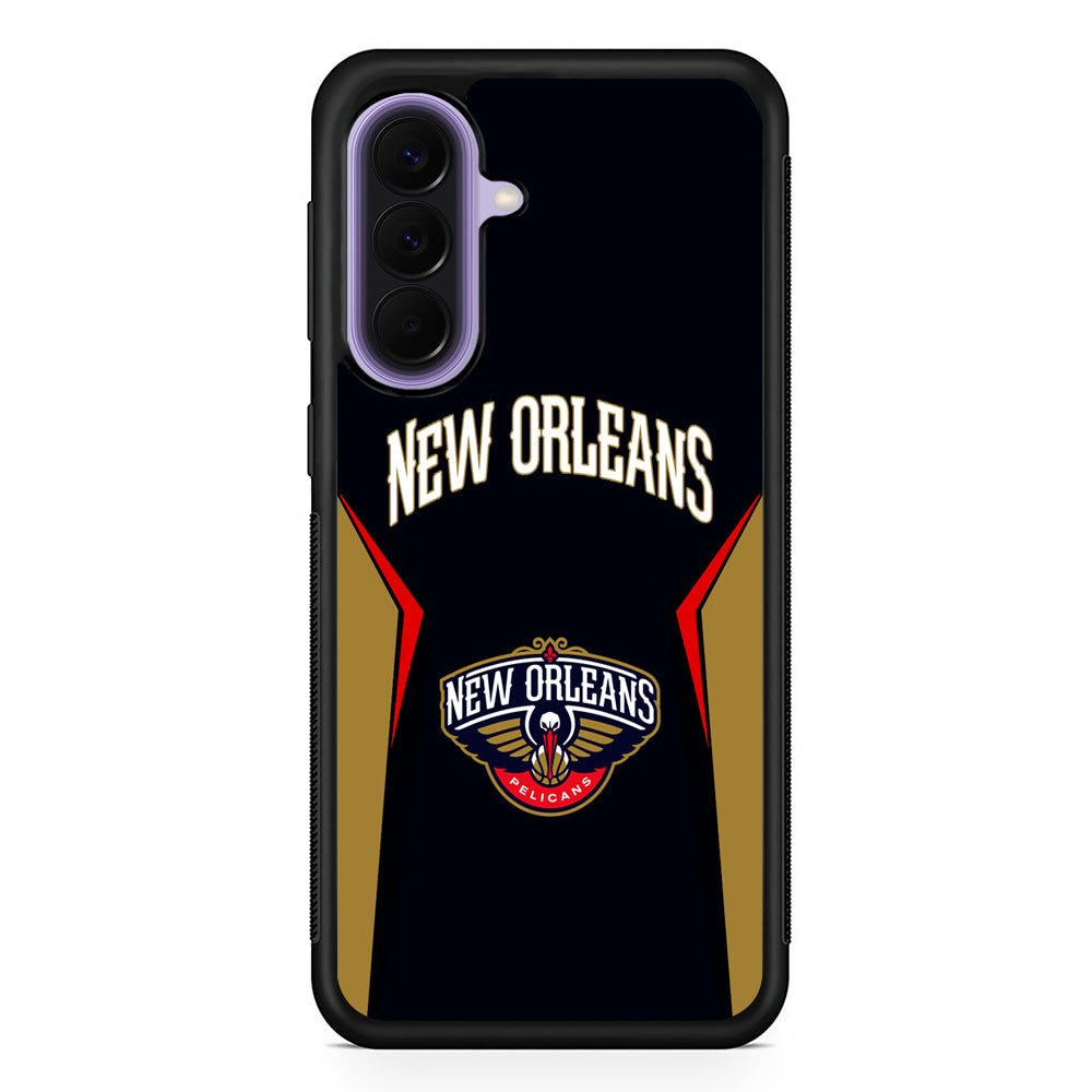 NBA New Orleans Pelicans Jersey Samsung Galaxy A57 Case | Slim Samsung Galaxy A57 Rubber Case