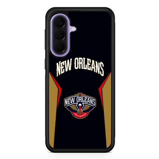 NBA New Orleans Pelicans Jersey Samsung Galaxy A57 Case | Slim Samsung Galaxy A57 Rubber Case