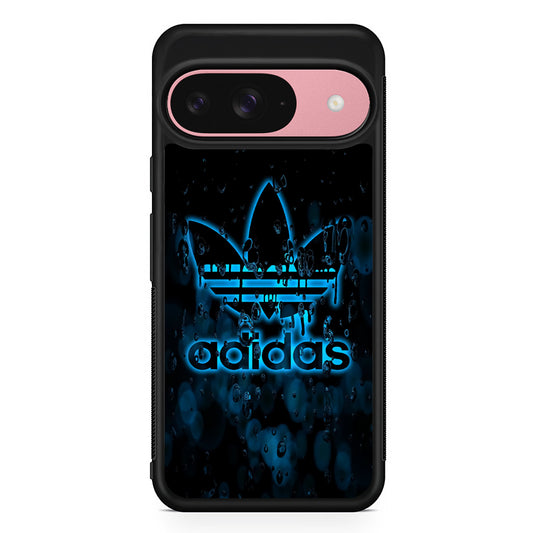 Adidas Blue Water Drop Google Pixel 9 Case | Google Pixel 9 Protective Rubber Case