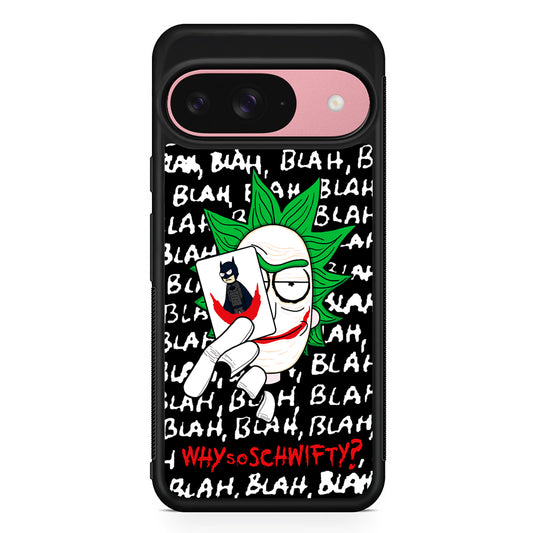 Rick Joker Quotes Google Pixel 9 Case | Google Pixel 9 Protective Rubber Case