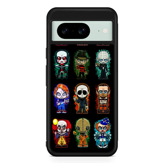Scary Movie Horror Chibi Google Pixel 8 Case | Durable Protective Cover for Google Pixel 8