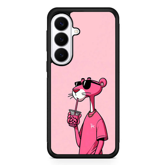 Pink Panther Drinks Bubble Tea Samsung Galaxy S26 Plus Case | Slim Protective Cover for Samsung Galaxy S26 Plus