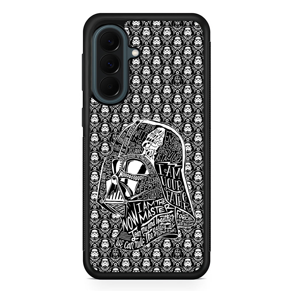 Star Wars Dart Vader Pattern Samsung Galaxy A37 Case | Samsung Galaxy A37 Rubber Phone Case