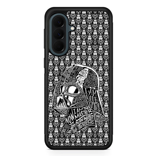 Star Wars Dart Vader Pattern Samsung Galaxy A37 Case | Samsung Galaxy A37 Rubber Phone Case