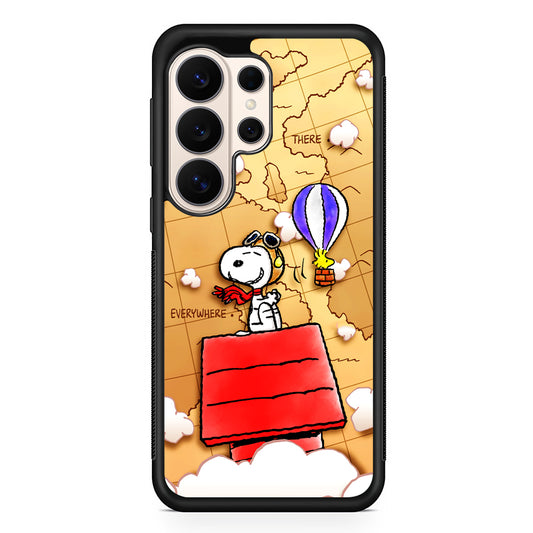 Snoopy Journey Around The World Samsung Galaxy S26 Ultra Case | Slim Protective Case for Samsung Galaxy S26 Ultra