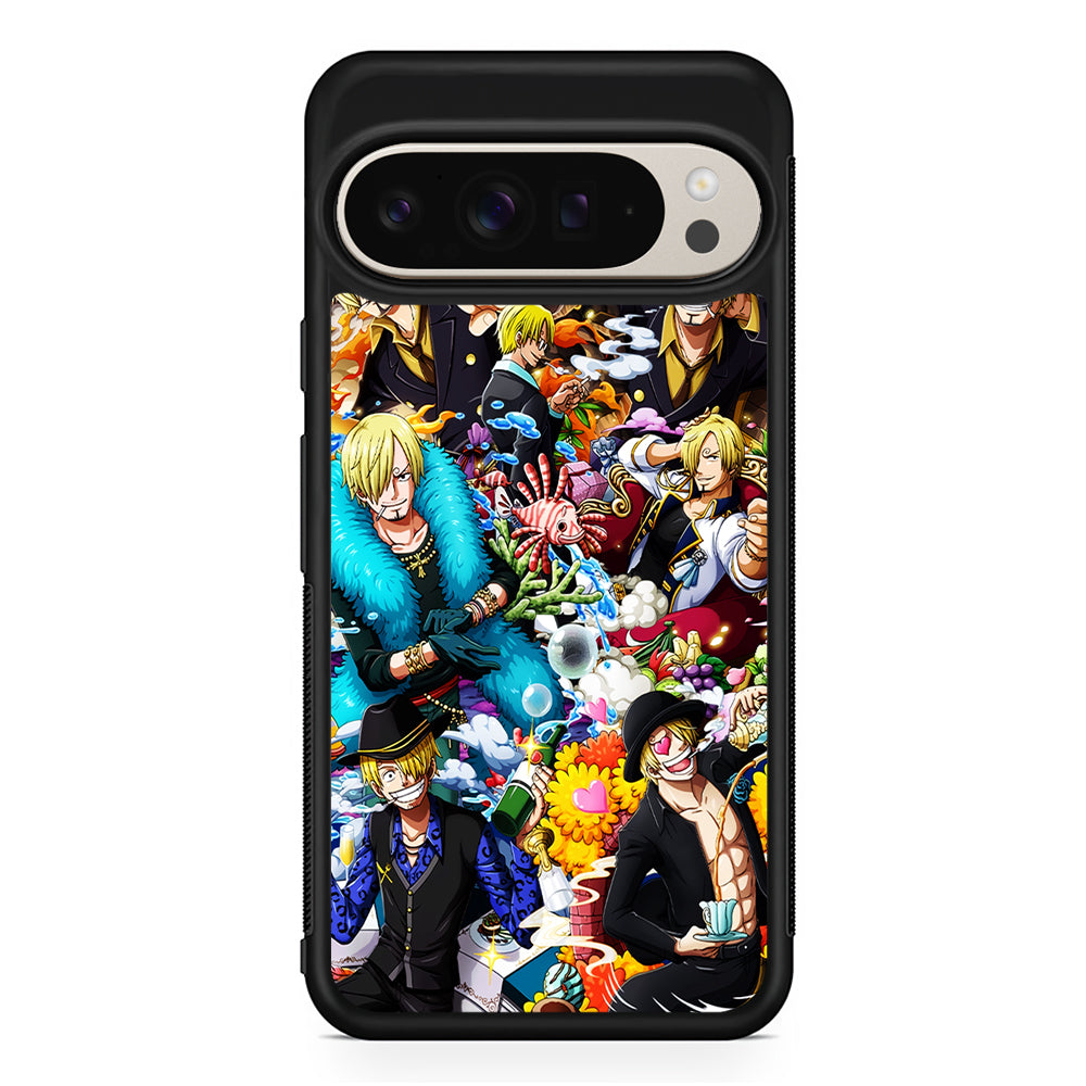 One Piece Sanji Aesthetic Google Pixel 9 Pro Case | Slim Protective Cover