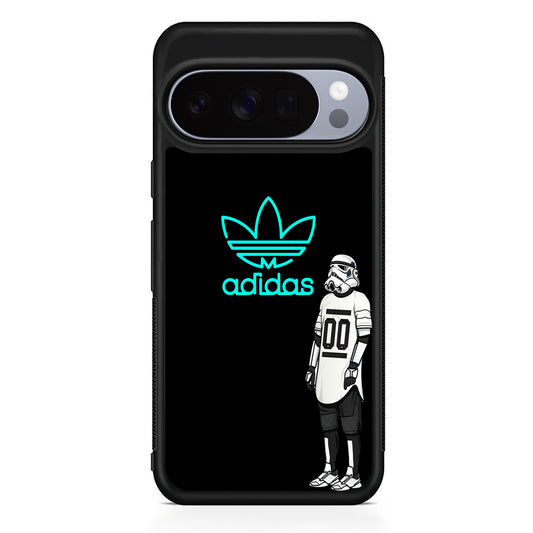 Adidas Neon Stormtrooper Google Pixel 10 Pro Case | Slim Google Pixel 10 Pro Rubber Case
