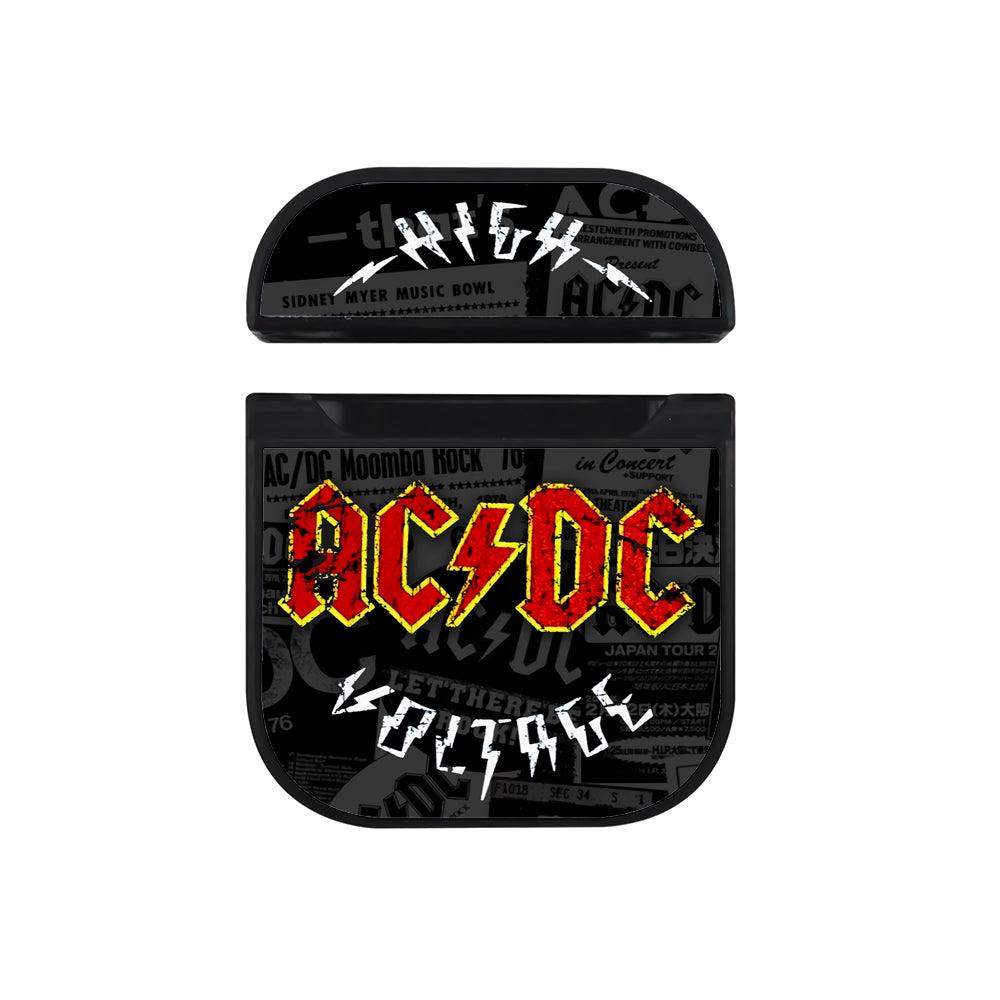 ACDC Concert Alert Hard Plastic Case Cover For Apple Airpods-Xtracase