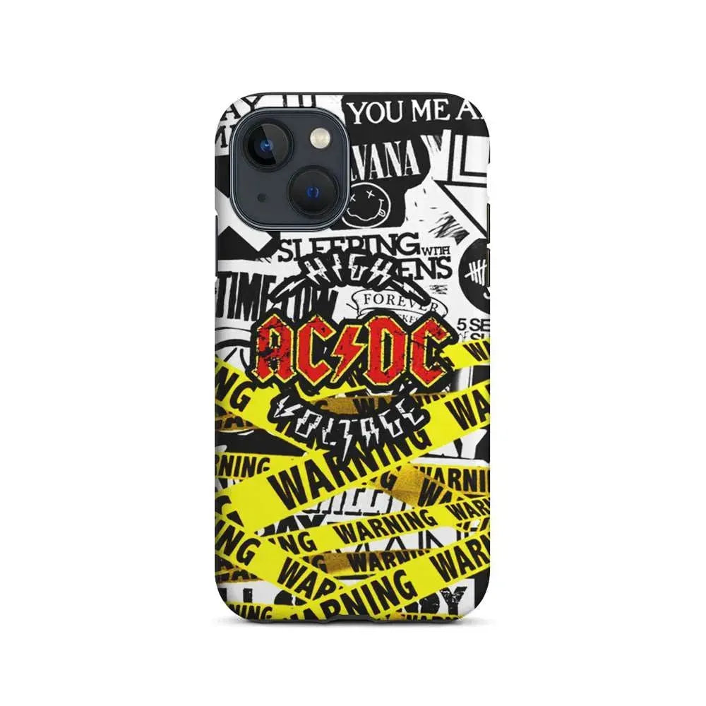 ACDC High Voltage iPhone 13 Mini Case-2 in 1 Tough Case-Xtracase