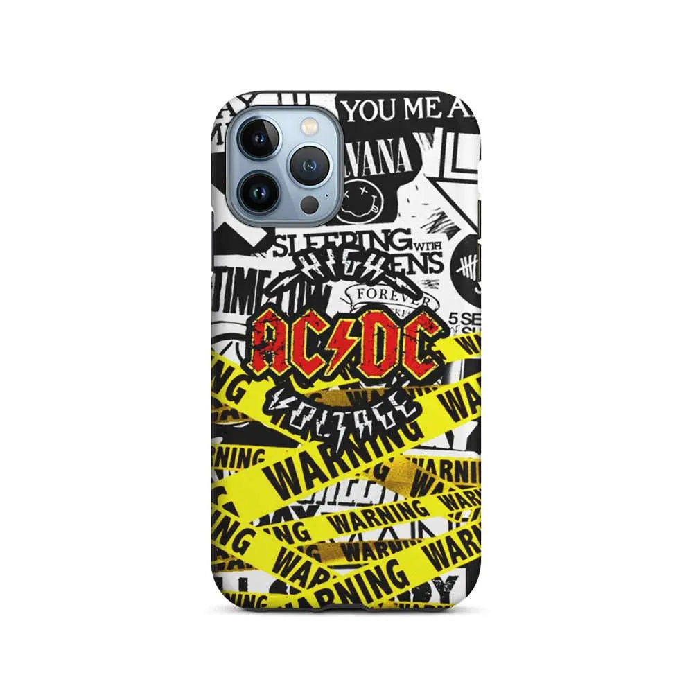 ACDC High Voltage iPhone 13 Pro Case-2 in 1 Tough Case-Xtracase