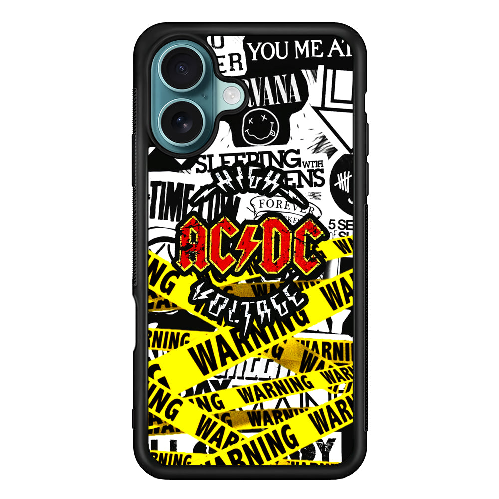 ACDC High Voltage iPhone 16 Case - Xtracase