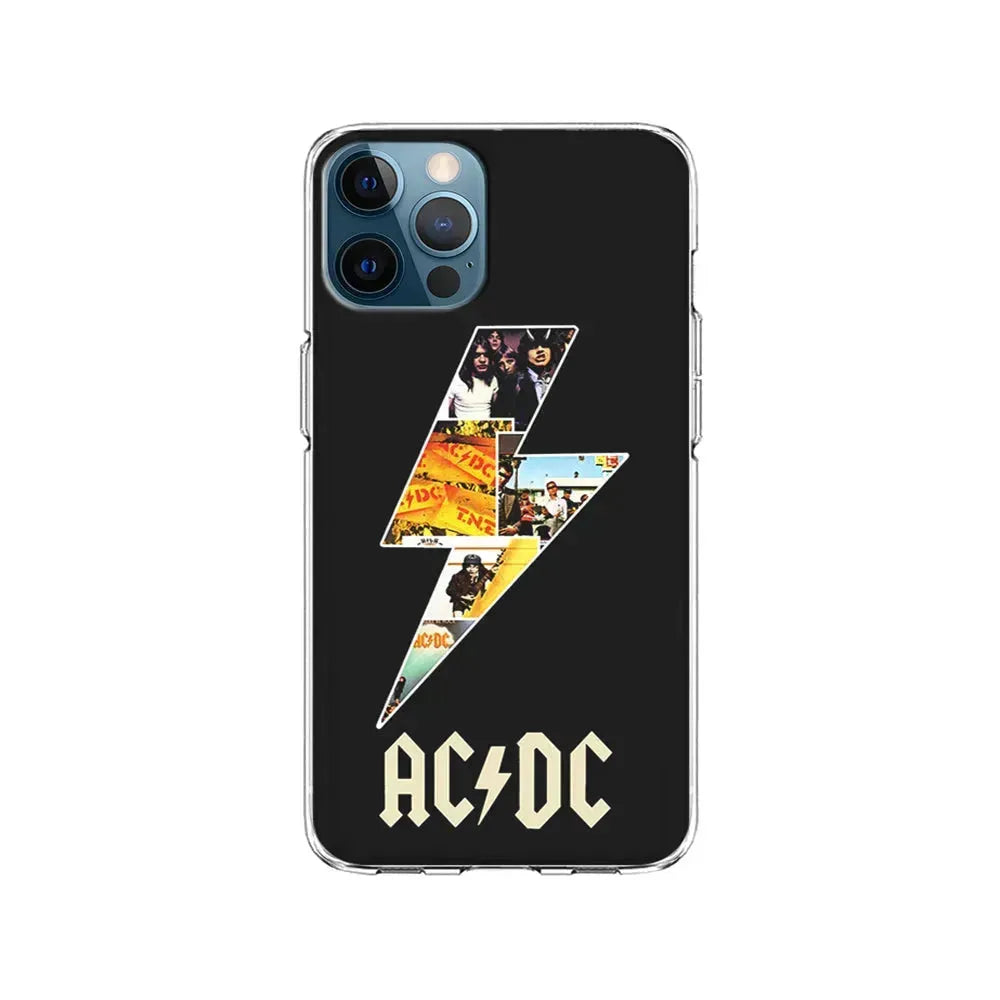 ACDC Rock Band iPhone 15 Pro Max Case-Clear Soft Case-Xtracase