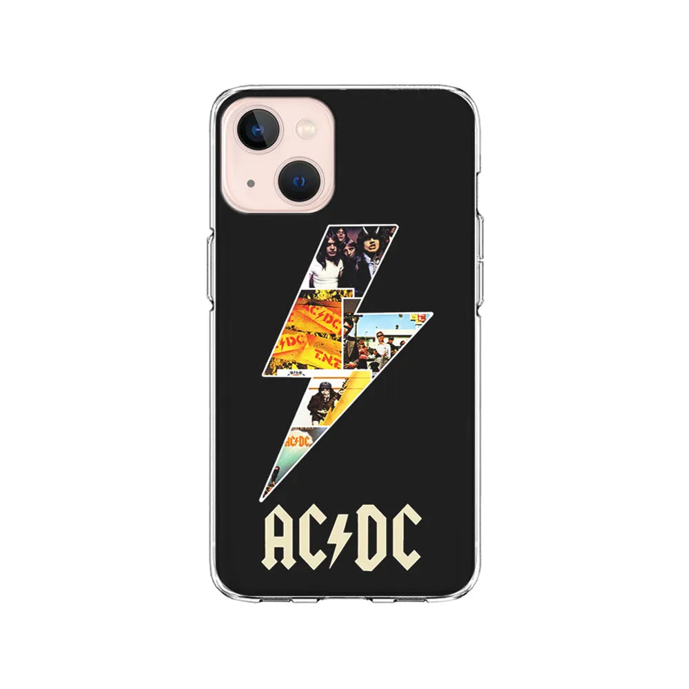 ACDC Rock Band iPhone 15 Case-Clear Soft Case-Xtracase
