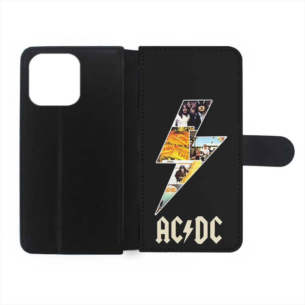 ACDC Rock Band iPhone 13 Pro Max Case-Flip Wallet Case-Xtracase