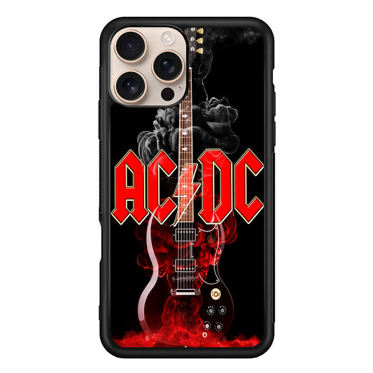 ACDC Rock Guitar iPhone 16 Pro Max Case - iPhone 16 Pro Max