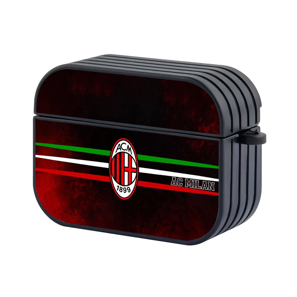 AC Milan Football Club Logo Hard Plastic Case Cover For Apple Airpods Pro 2-Xtracase
