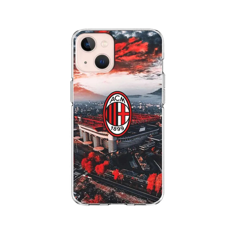 AC Milan San Siro Stadium iPhone 15 Plus Case-Clear Soft Case-Xtracase