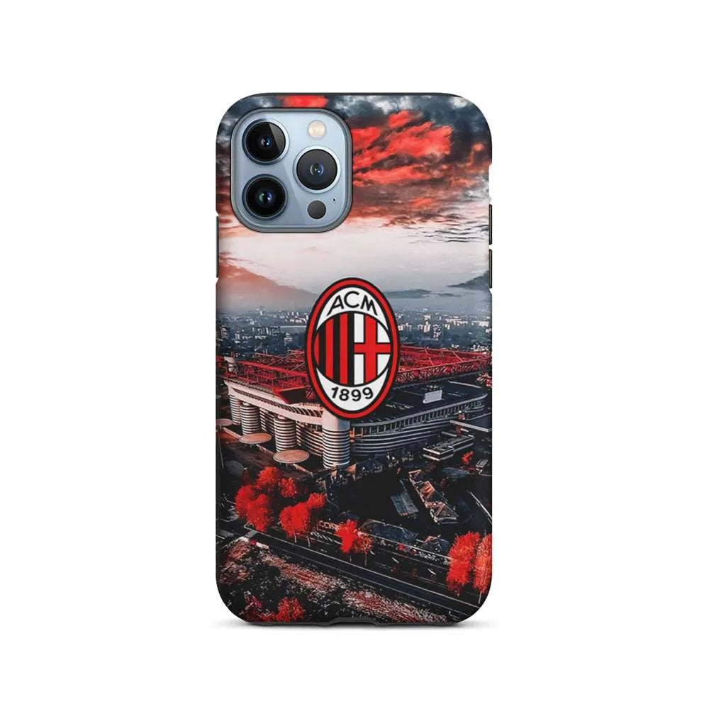AC Milan San Siro Stadium iPhone 14 Pro Max Case-2 in 1 Tough Case-Xtracase