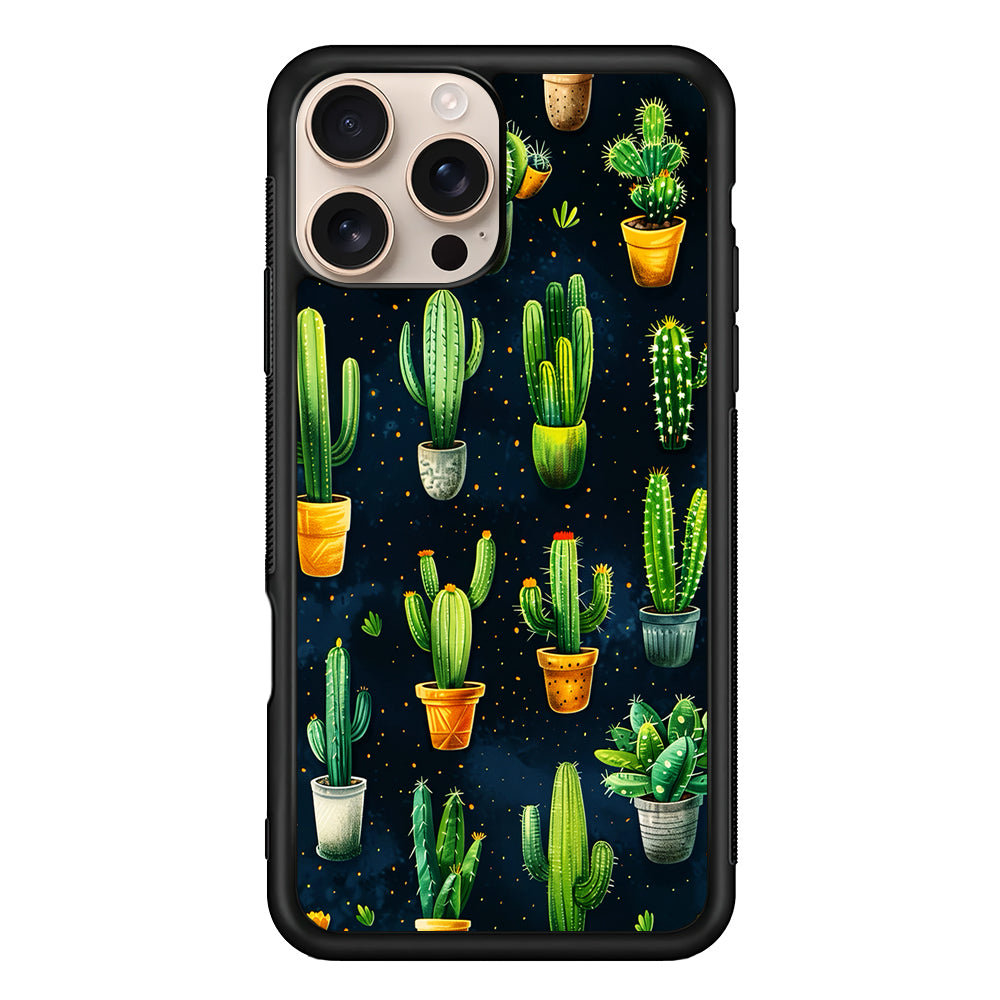 A Collection of Cactus in Pots iPhone 16 Pro Case - iPhone 16 Pro