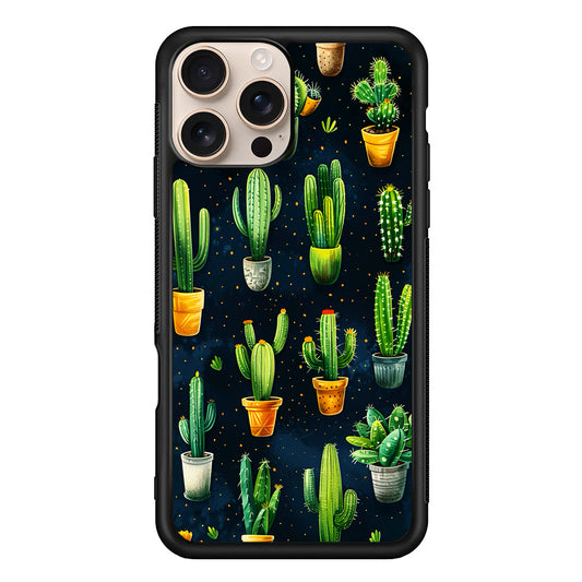 A Collection of Cactus in Pots iPhone 16 Pro Max Case - iPhone 16 Pro Max