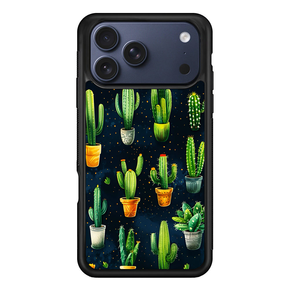 A Collection of Cactus in Pots iPhone 17 Pro Case - Xtracase