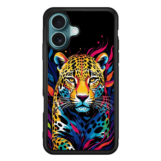 A Colorful Leopard on The Hunt iPhone 17 Case - Xtracase