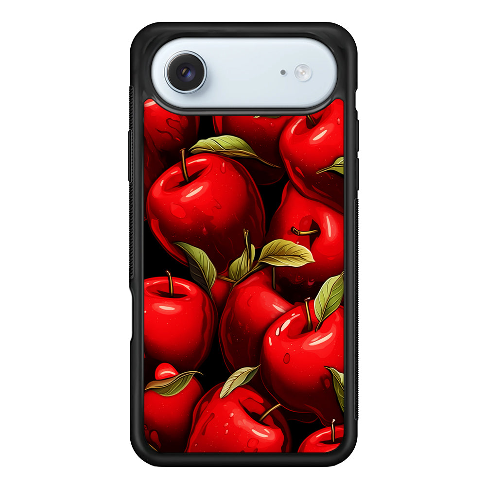 A Red Apple with Leaves iPhone 17 Air Case - Xtracase