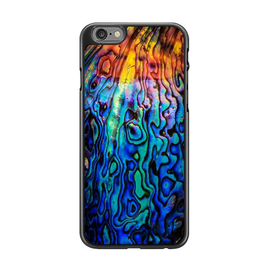 Abalone Shell Colorful iPhone 6 | 6s Case-Rubber / Black (2D Case)-Xtracase