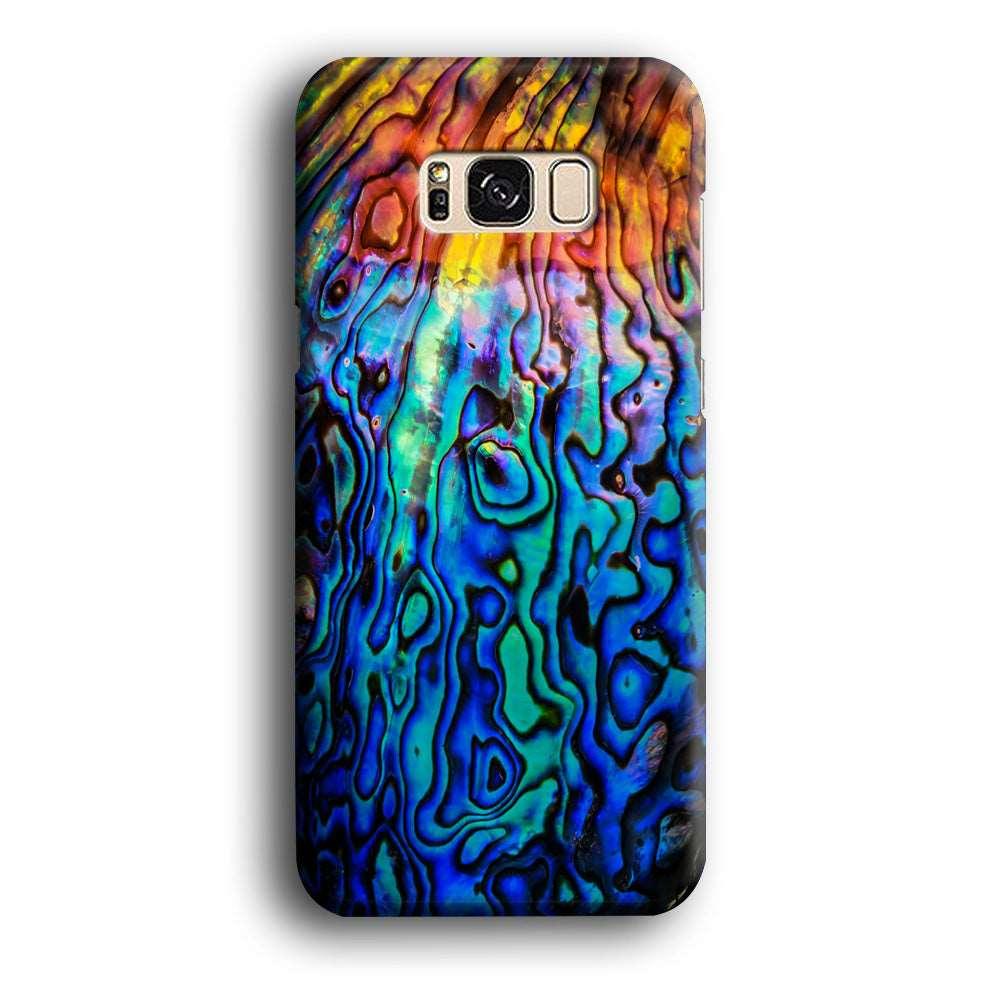 Abalone Shell Colorful Samsung Galaxy S8 Case-Plastic / Full Wrap (3D Case)-Xtracase