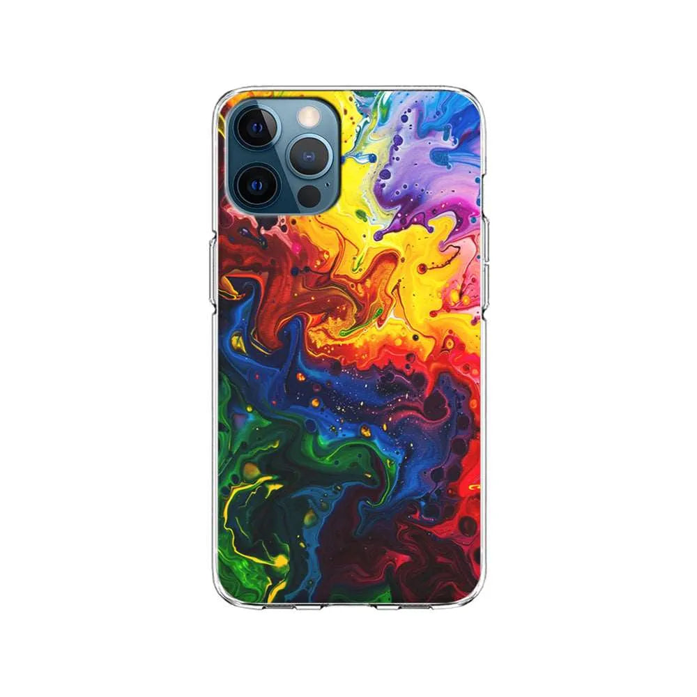 Abstract Liquid Marble Aesthetic iPhone 13 Pro Case-Clear Soft Case-Xtracase