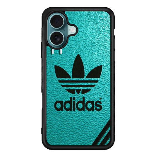 Adidas Blue Abstract Strap iPhone 16 Plus Case - Xtracase