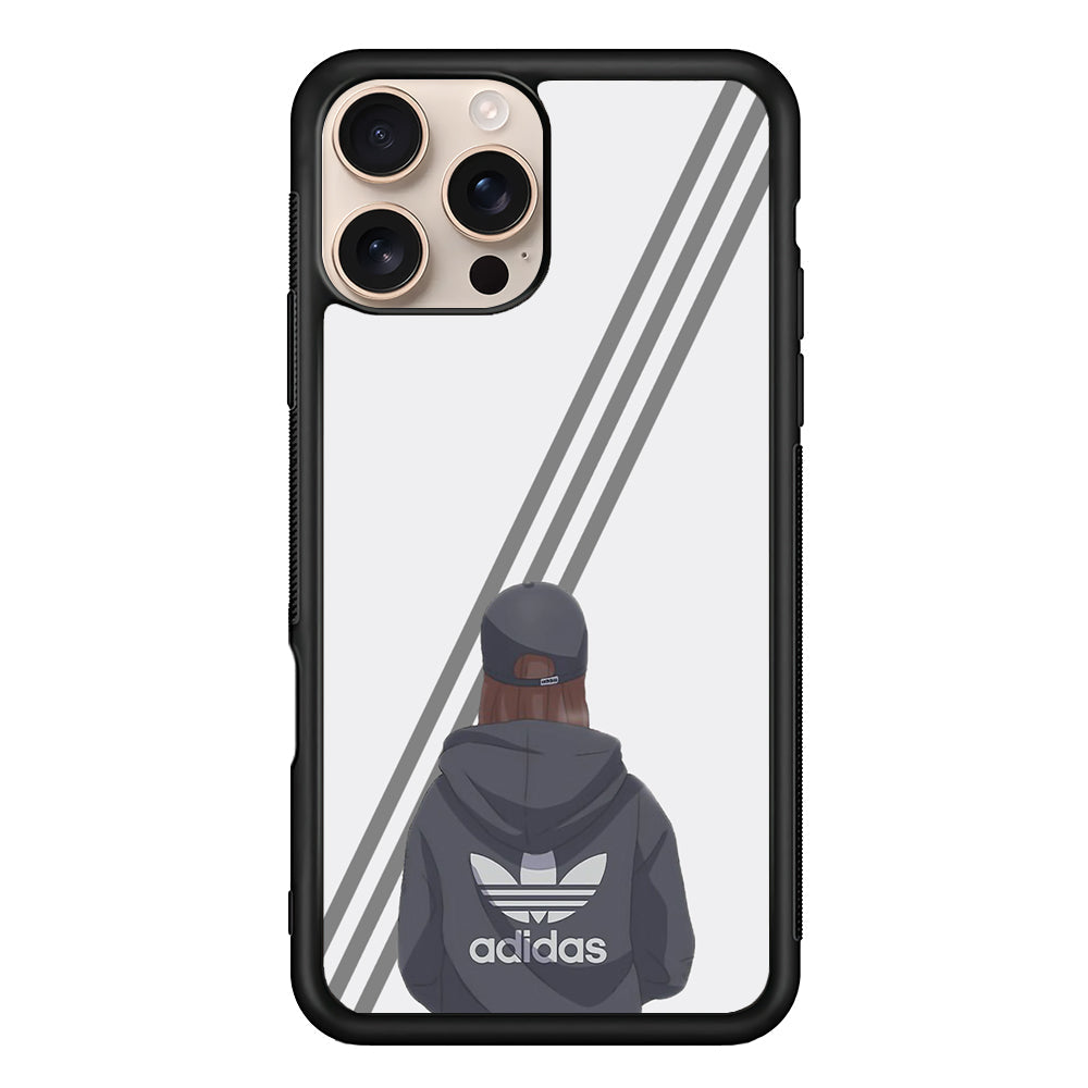 Adidas Girl Hype Stripe iPhone 16 Pro Max Case - Xtracase