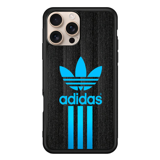 Adidas Glowing Blue iPhone 16 Pro Max Case - Xtracase