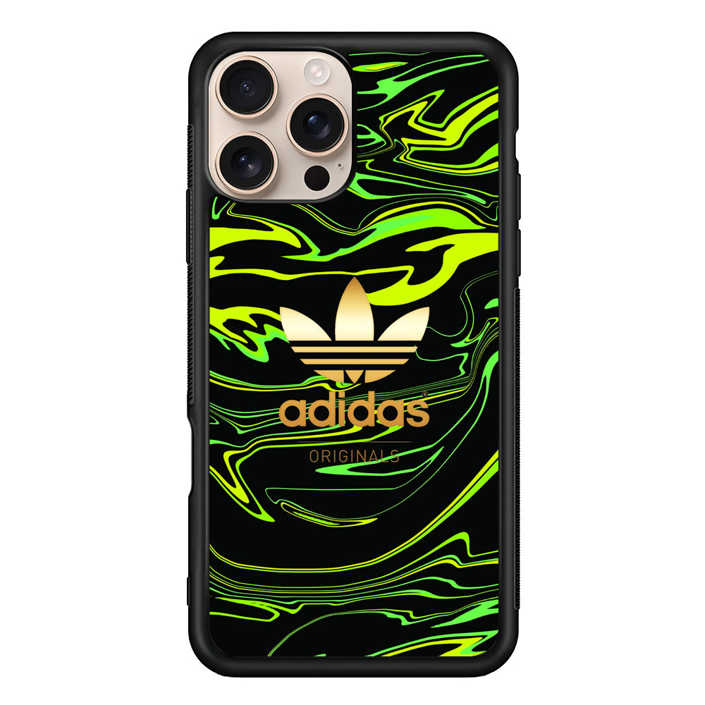 Adidas Green Moss Line iPhone 16 Pro Max Case - Xtracase