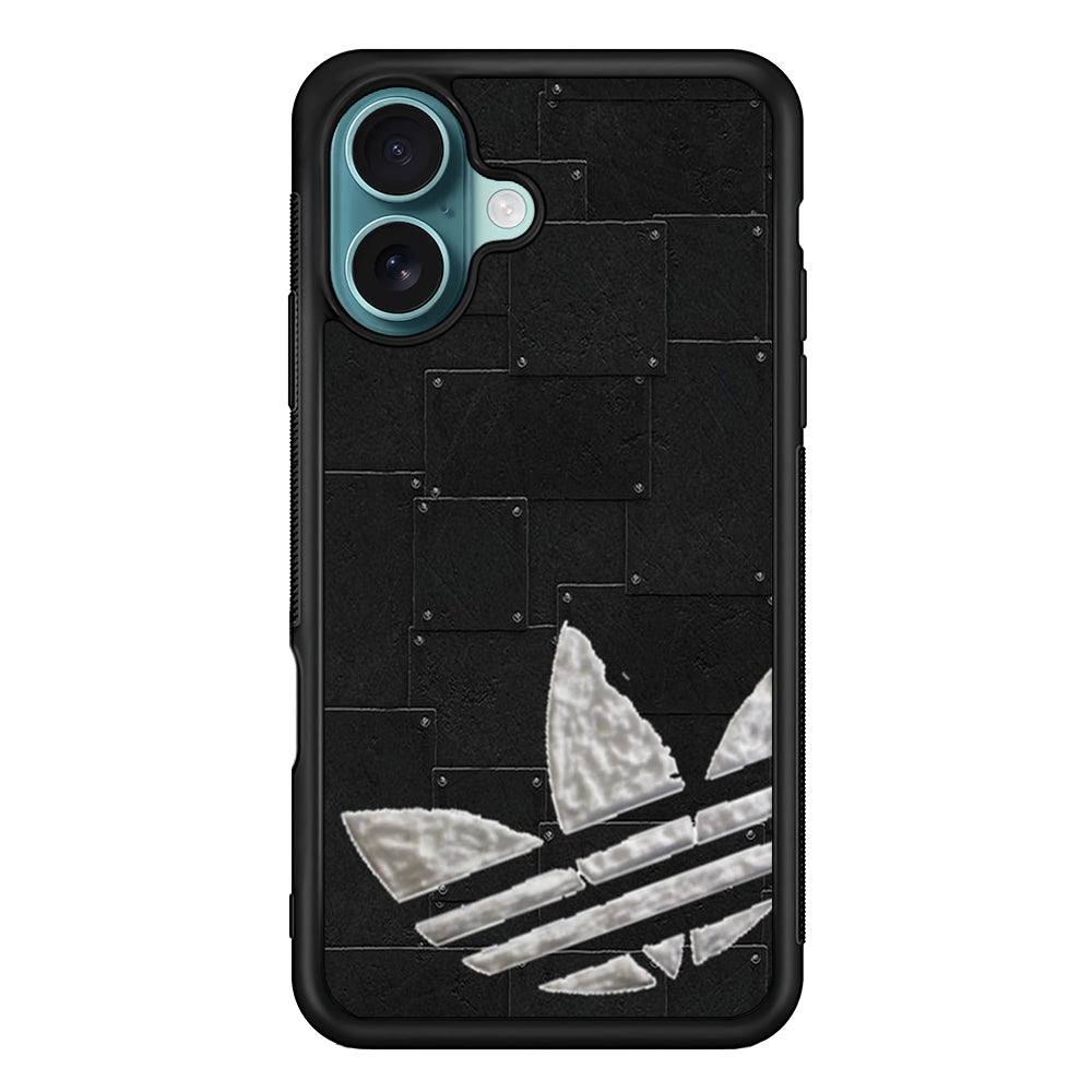 Adidas Metal Skin Logo iPhone 16 Plus Case - Xtracase