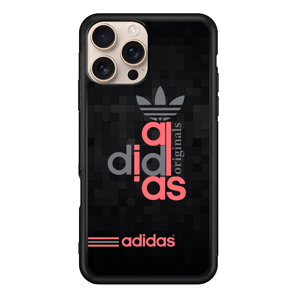 Adidas Original All Black iPhone 16 Pro Case - Xtracase
