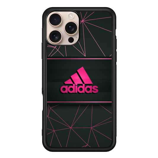 Adidas Pink Web iPhone 16 Pro Case - Xtracase