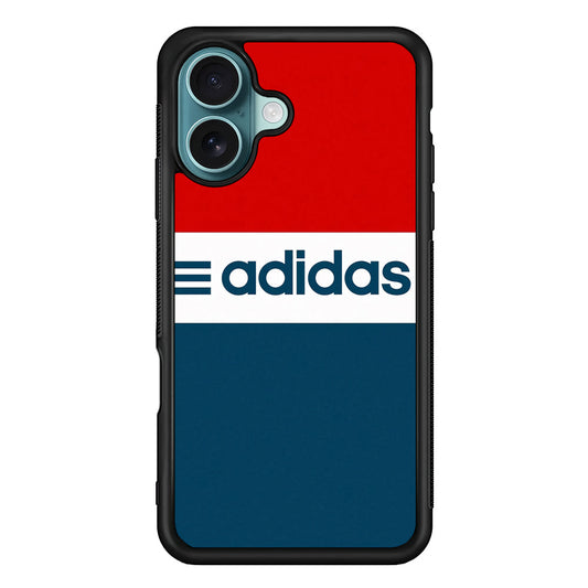Adidas Red Blue White iPhone 16 Plus Case - Xtracase