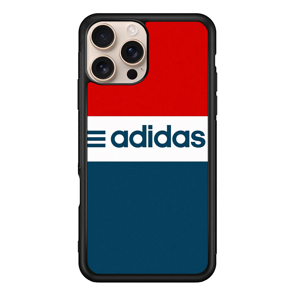 Adidas Red Blue White iPhone 16 Pro Max Case - Xtracase