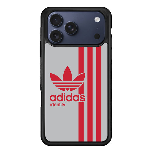 Adidas Red Identity iPhone 17 Pro Case - Xtracase